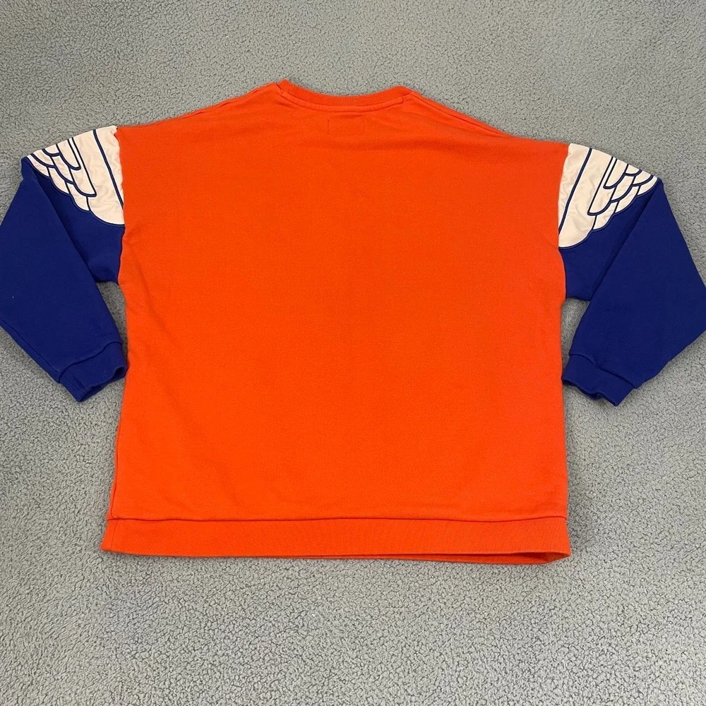 Nike Air Jordan Wings‎ Classic Crew Sweatshirt Men XXL Orange Jumpman Pullover
